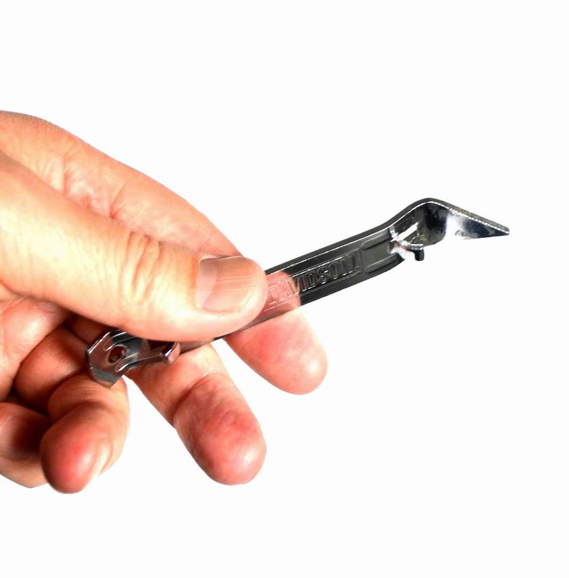 Embossed Brands Logo Vintage Stainless Steel Bottle Opener