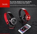 Wireless Headphones Bluetooth Earphone Foldable Adjustable Handsfree Headset