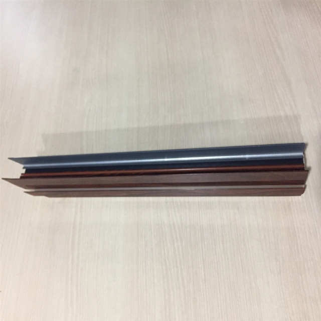 Elegant Appearance Wood Grain Aluminum Extrusion Window Aluminum Profile