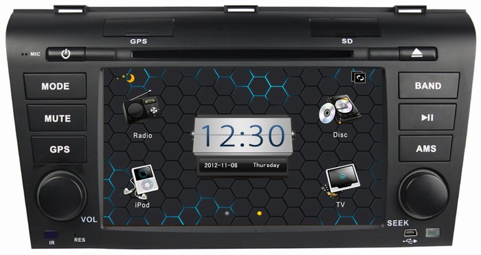 ouchuangbo dvd gps tv auto for old Mazda 3 2004-2009 with audio multimedia player OCB-7003