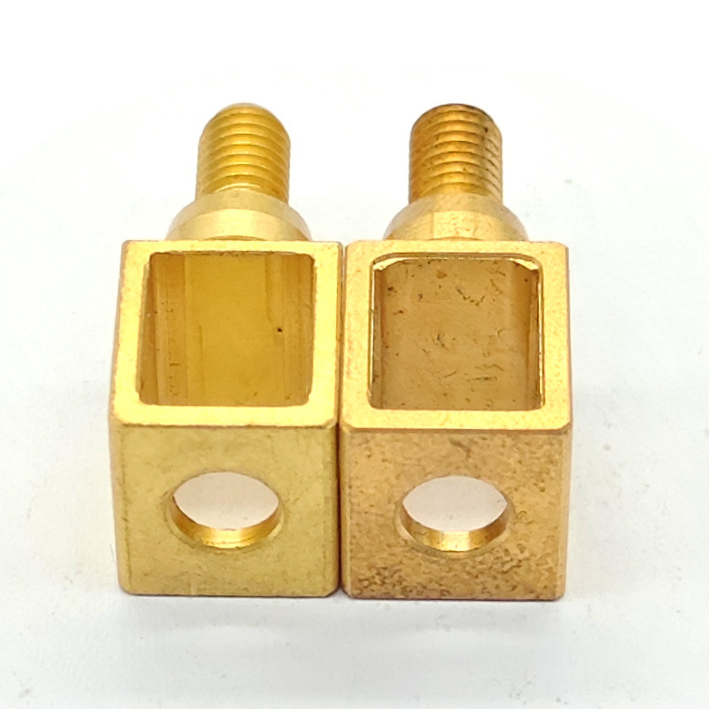 Gold Plating CNC Brass Parts Anodized Custom Metal Components
