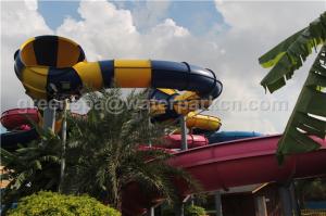 China Kids / Adult Outdoor Playground Water Park Fiberglass Water Slides For Aqua Park wholesale