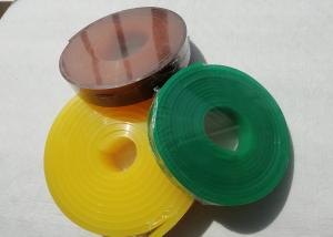 China Yellow 75A High Tolerance Screen Printing Squeegee PU 50*9*4000 wholesale