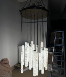 China 168W Staircase Lighting Chandelier 3000K 4000K 6000K Luxury Staircase Chandelier wholesale