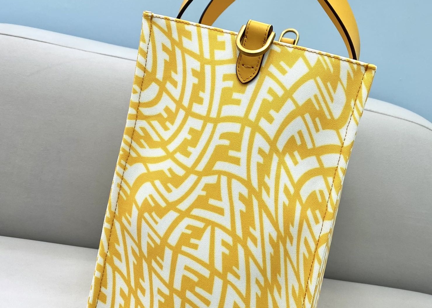 Lady Blue 3D Effect Shopping Psychedelic Tote Bag Capsule Series