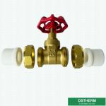 20mm Heat Insulation Iron Handle Ppr Brass Gate Valve
