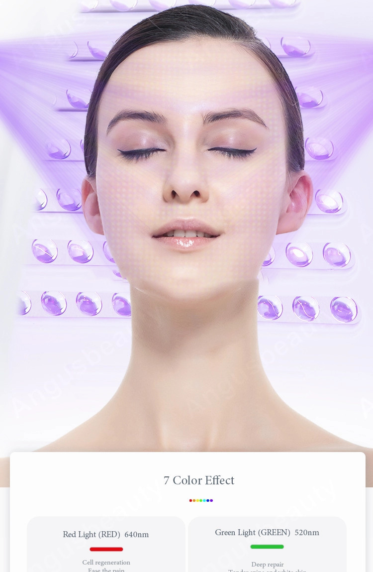 7 Color Pdt Led Light Therapy Machine For Skin Rejuvenation Acne Removal