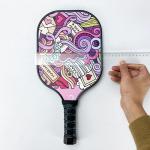 Rackets Custom Printed Pickleball Paddles Carbon Fiber Head Graphite