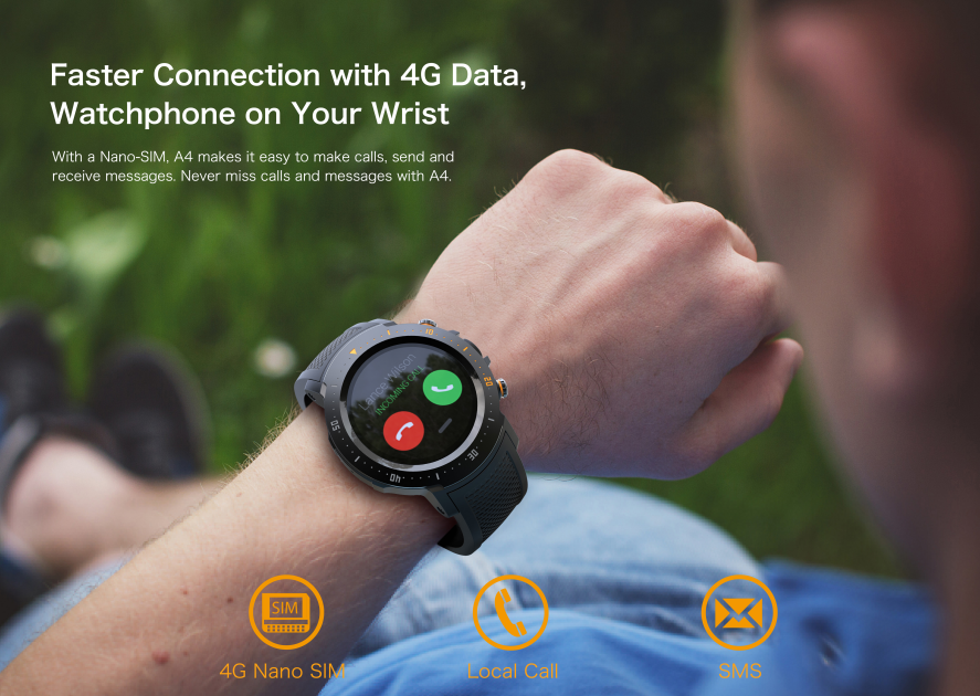 Wifi Android 4G Gps Smart Watch