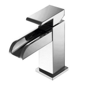 China Waterfall Wash Basin Faucet Single Lever Hot and Cold Water Supply wholesale