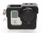 Black Aluminum Alloy Protector Rugged Cage Protective Case For GoPro Hero 3 3+