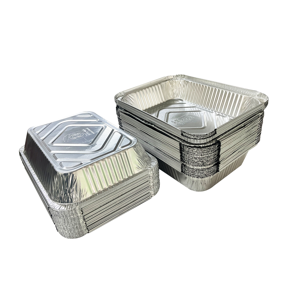 Food Tin Foil Tray Aluminium Foil Takeaway Foil Container Catering Aluminium Containers