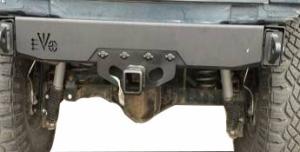China Jeep Jk Wrangler Rear Bumper Black Powder-Coated (Steel) wholesale