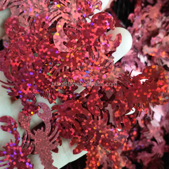 Add Some Sparkle to Your Home with Glitter Lobster Shaped Ornament