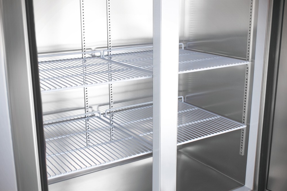 Arsenbo 420W Kitchen Fridge Freezer Antiwear Stainless Steel