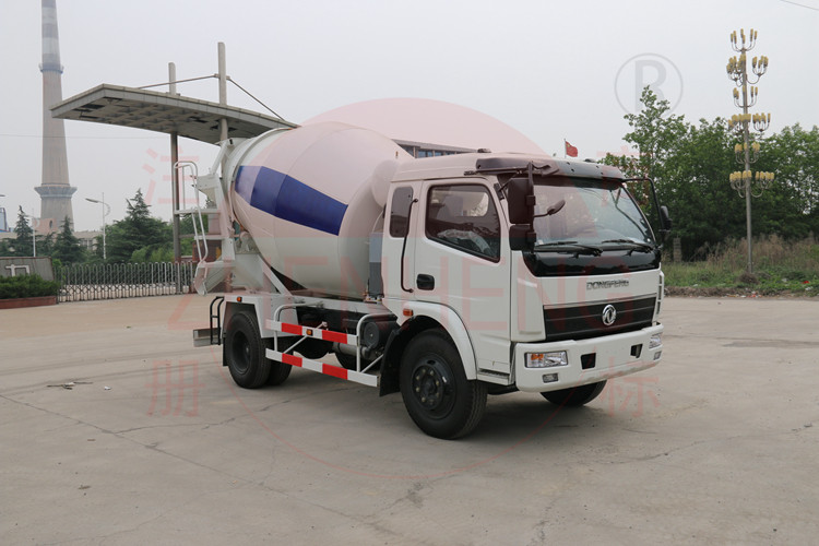 6 X 4 2 Yard 3m3 Concrete Truck , Rural Construction Ready Mix Concrete Mixer Trucks