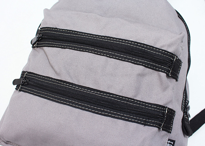 Wholesale Leisure Vintage Teenagers Canvas Sports Backpacks For Student , Lightweight High School Laptop Canvas Rucksack