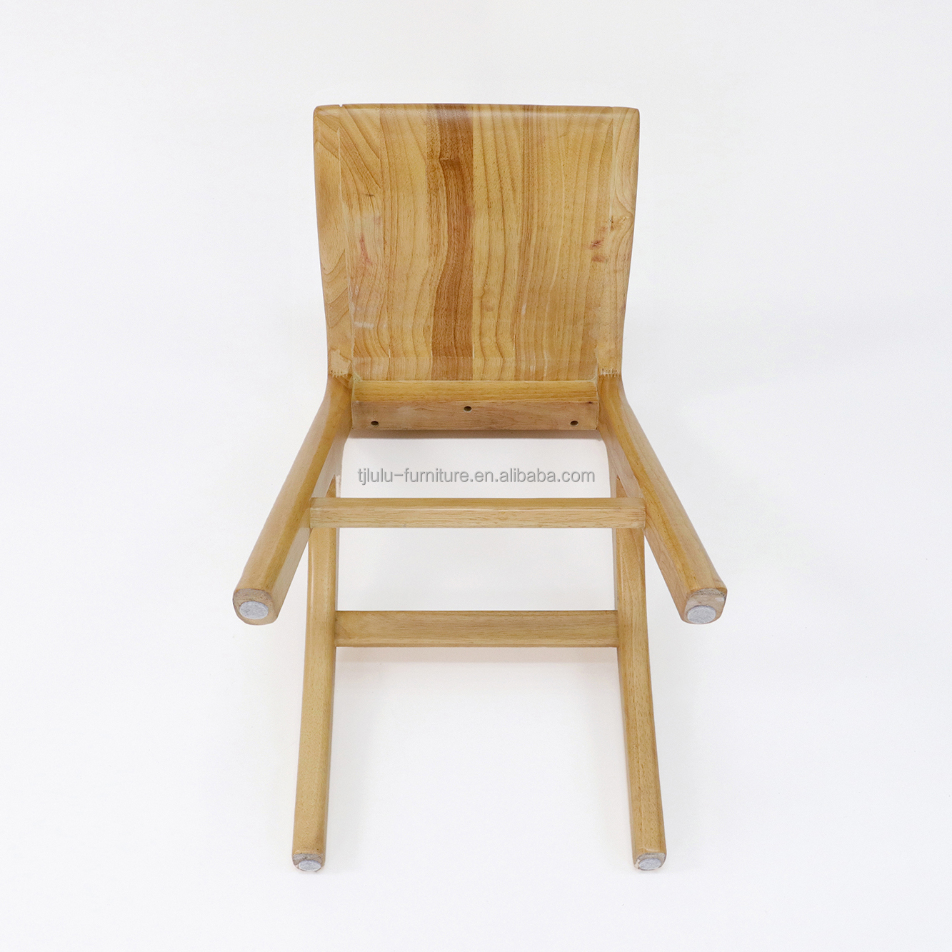 Home Bar Essential Lacquered Solid Wood Bar Stool with High Living Room Chair