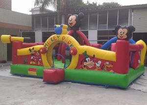 China Mickey Park Inflatable Playground , Inflatable Bouncy Castles For Adults wholesale