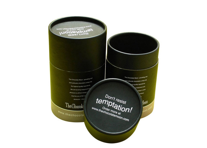 Fancy Round Telescopic Paper Cardboard Cylinder Containers 38cm Diameter With Lids
