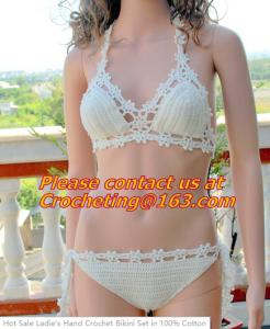China underwear underwear, Bikini swim suit, Navy Crochet Swimwear Beachwear Bikini Bikini wholesale