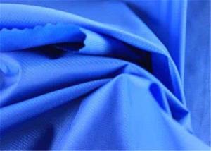 China Blue Taffeta Waterproof Fabric , Comfortable Hand Feel 70d Nylon Taffeta Fabric wholesale