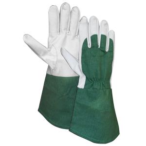 China Hysafety Rose Pruning Garden Gloves Long Leather Cowskin wholesale
