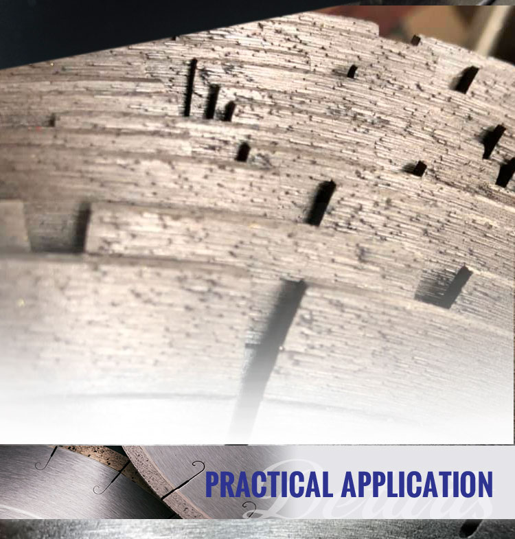 Finishing Ti-coated Diamond Blade for Marble and Granite Cutting 14'' U-slot Disc