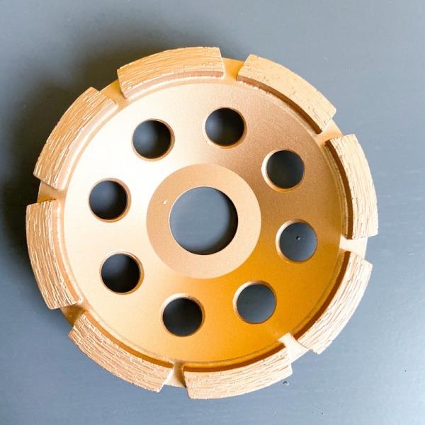 5inch Laser Welded 125×10T(30×5×7.2)×22.23mm Single Row Diamond Cup Wheel For
