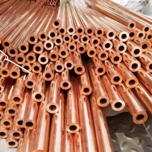China ASTM B280 Air Conditioner Copper Tube With Greenish Black Streak wholesale