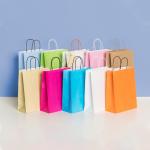 Square Bottom Clothes Paper Bag With 3- 6kg Load