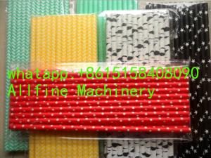 China straw paper manufacturing company multi cutters full automatic small paper tubes colorful wholesale