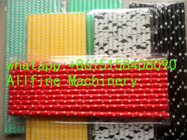 China Biodegradable Paper Straws Making Machine multi cutters full automatic