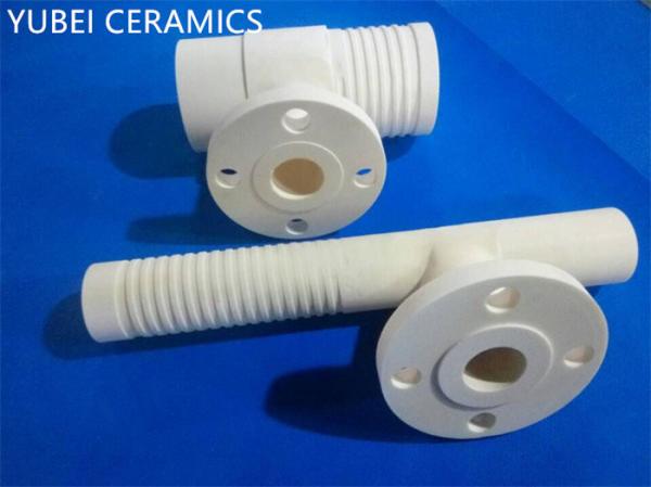 Quality Structural Alumina Oxide Ceramic Flange 29W/MK 310GPa High Temperature Resistance for sale