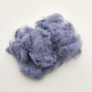 China 3D 28mm Dope Dyed Polyester For Nonwoven Artificial Leather Fur on sale