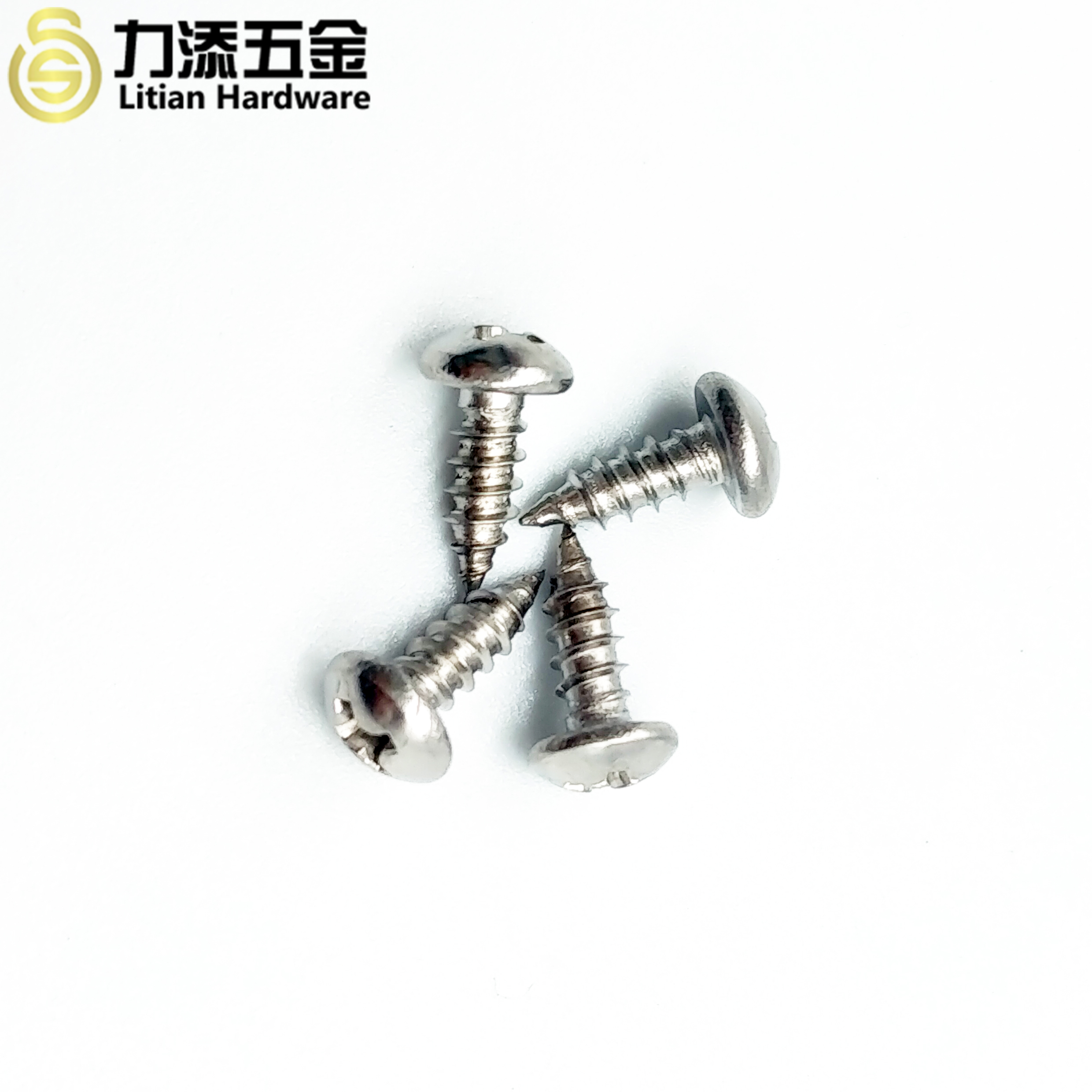 Cross recessed large flat head tapping screws umbrella head tip tail screws