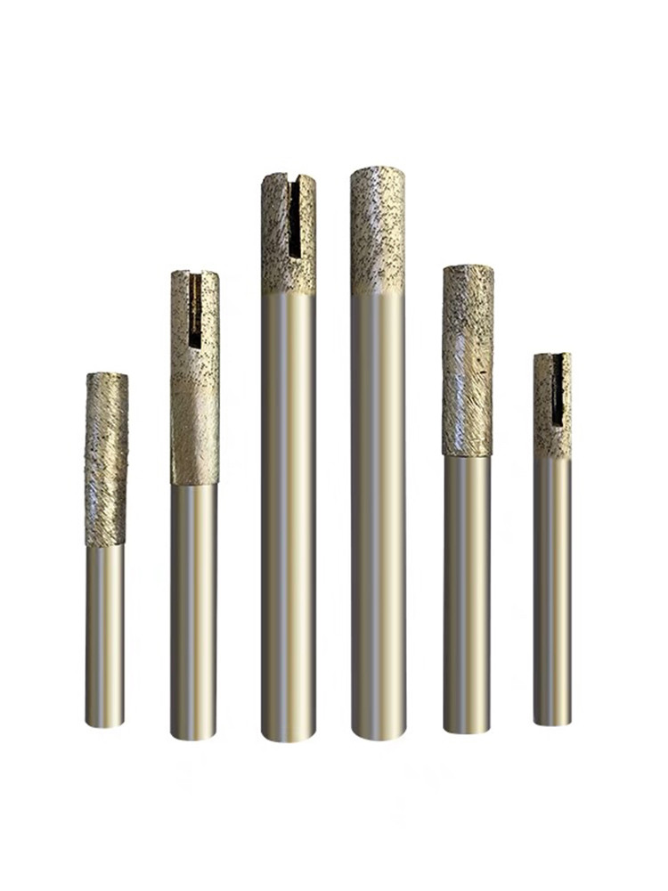 Diamond sintered stone carving tools for hard granite carving end mill ball nose and conical type