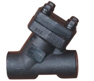China Forged Y Strainer Carbon Steel & Stainless Steel Bolted Cover Y Filter SW / NPT Ends 800 LB - 1500 LB wholesale