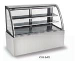 Stainless Steel Refrigerated Cake Display Cabinets 410L Capacity CE Certificated