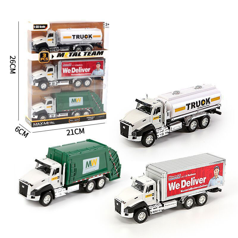 Excavator Alloy Car Model Rebound Fire Protection Set 1 24 Scale Age Range 2-4 Years