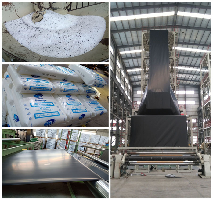 Mining HDPE Geomembrane Liner Antioxidant Geomembrane Pond Liner