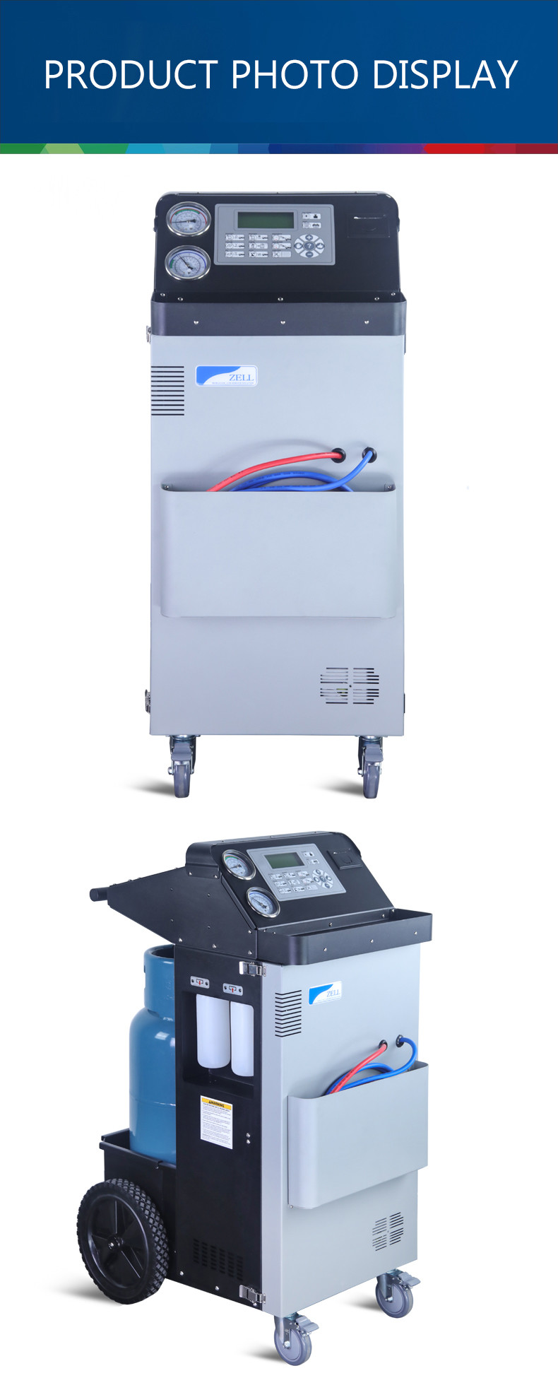 Bus Truck Air Condition AC Refrigerant Recovery Machine Automotive AC2200