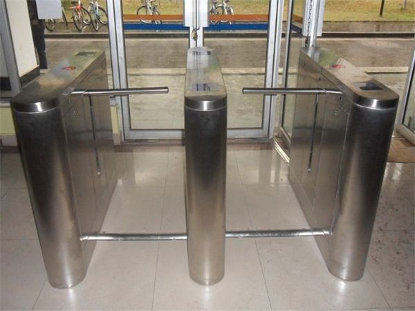 High Tech Automatic Drop Arm Turnstile With Fault Detection / Alarm
