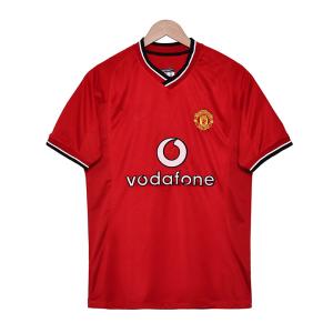 China Manchester United 2001 Classic Home Replica Football Jersey Custom wholesale