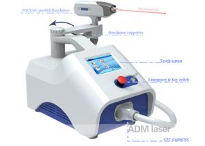 China Portable Q Switch Laser Machine , 1064&amp;532nm Yag Laser Tattoo Removal Machine wholesale