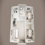 20ft 40ft Luxury Expandable Modular Office Restaurant Prefab House Hotel