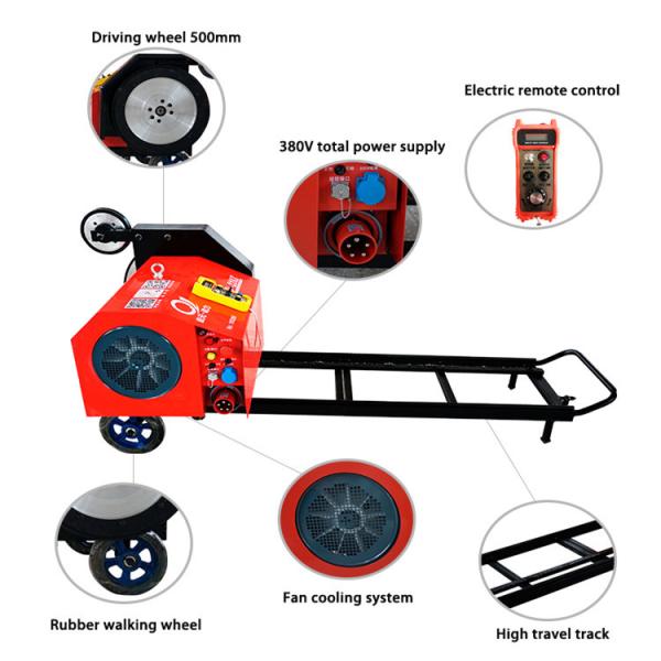 PLC Control 22KW Commercial Stone Cutting Machine Granite Bridge Saw
