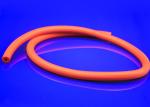 Ultraviolet Resistance Silicone Sponge Tubing , Red Rubber Foam Insulation Tube