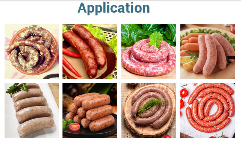 Commercial Large Scale Sausage Production Line Easy Operation 2100*920*1040mm