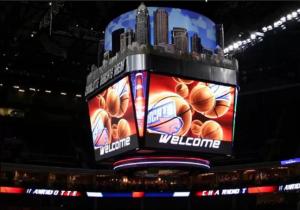 China Cube Basketball 1R1G1B P6mm Stadium Perimeter LED Display wholesale